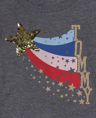 Image of Tommy Hilfiger Girls Long Sleeve Logo Graphic Crew Neck T-Shirt