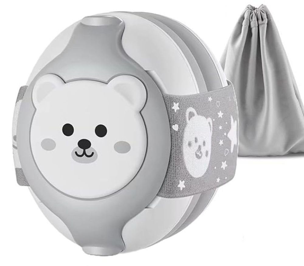 Casque Anti Bruit bebe jusqu'à 36 mois caches oreilles bébé & petits protection auditive anti bruit jusqu'à 25 db bouchons anti bruit léger idéal en avion pour Sommeil & Repos au calme certifié CE
