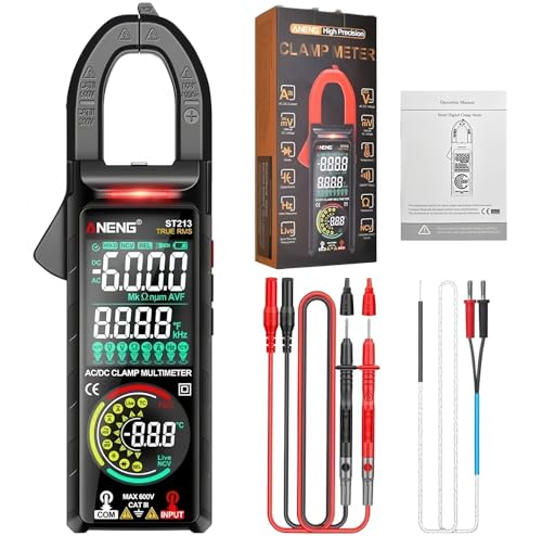 Pince ampèremétrique ST213 multimètre digital 6000 comptes AC DC