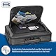 PEDEA Laptoptasche Premium Notebook-Tasche bis 17,3 Zoll (43,9 cm) Umhängetasche mit Schultergurt, Grau