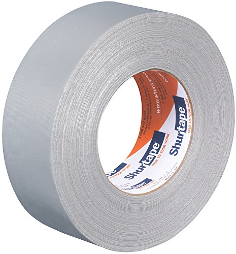 Image of Shurtape SF 682 ShurFLEX Non-Printed Metalized Cloth Duct Tape, 48mm x 55m, Silver, 1 Roll (146956)