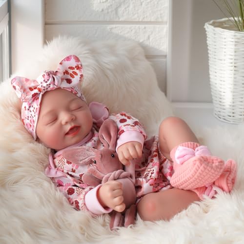 Muñeca Bebé Reborn Realista 17 Pulgadas miniatura 5