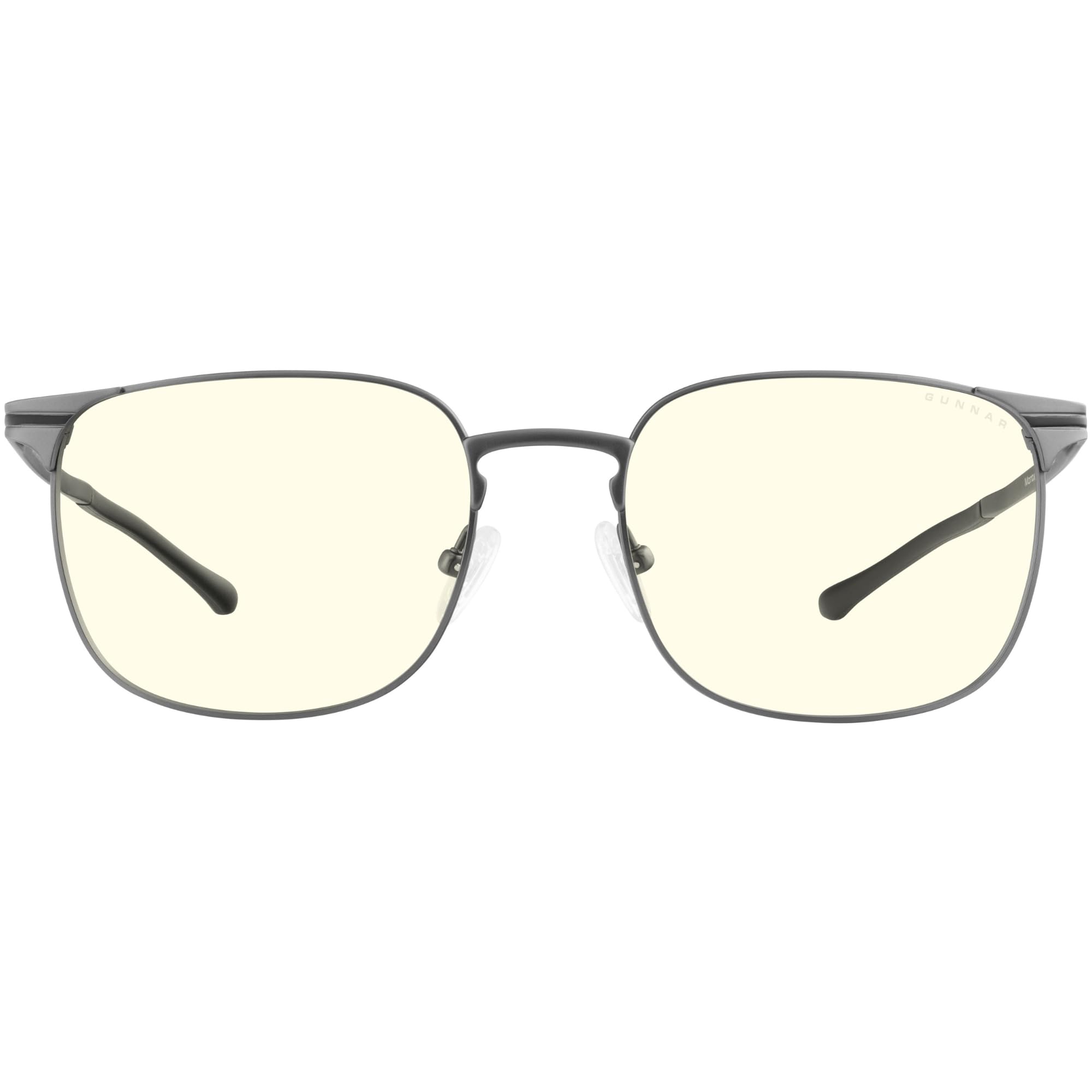 GUNNAR Okulary tytanowe z filtrem światła niebieskiego - Monterey | Okulary PC/gaming - Monterey Titanium - Filtr światła niebieskiego - Opatentowana technologia od 2002 roku