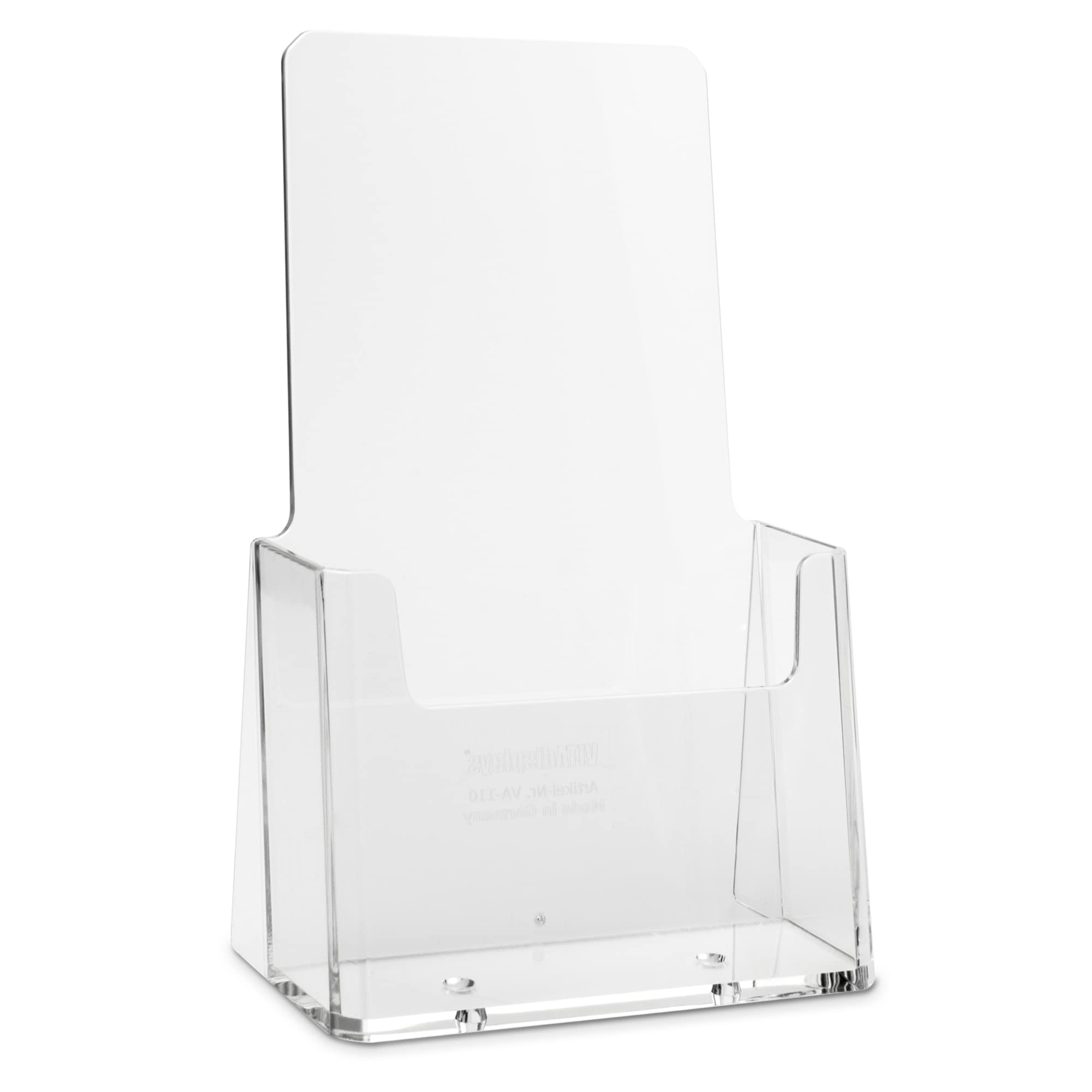 Image secondaire de Porte-brochures de table DIN Lang transparent - 10 unités VITAdisplays