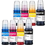B-T Compatible Bouteilles d'encre Remplacement pour HP 32XL 1VV24AE 135ml HP 31 1VU26AE 1VU27AE 1VU28AE 70ml pour HP Smart Tank 455 457 510 513 516 519 HP Smart Tank Plus 555 570 655 559, 2 Set