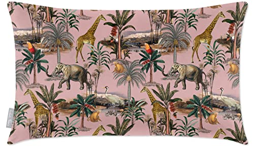 Image of Izabela Peters Filled Cushions With Covers, Eco-Friendly Velvet, 50 x 30 cm, Safari Voyage - Rosewater, for Chair, Sofa, Seat