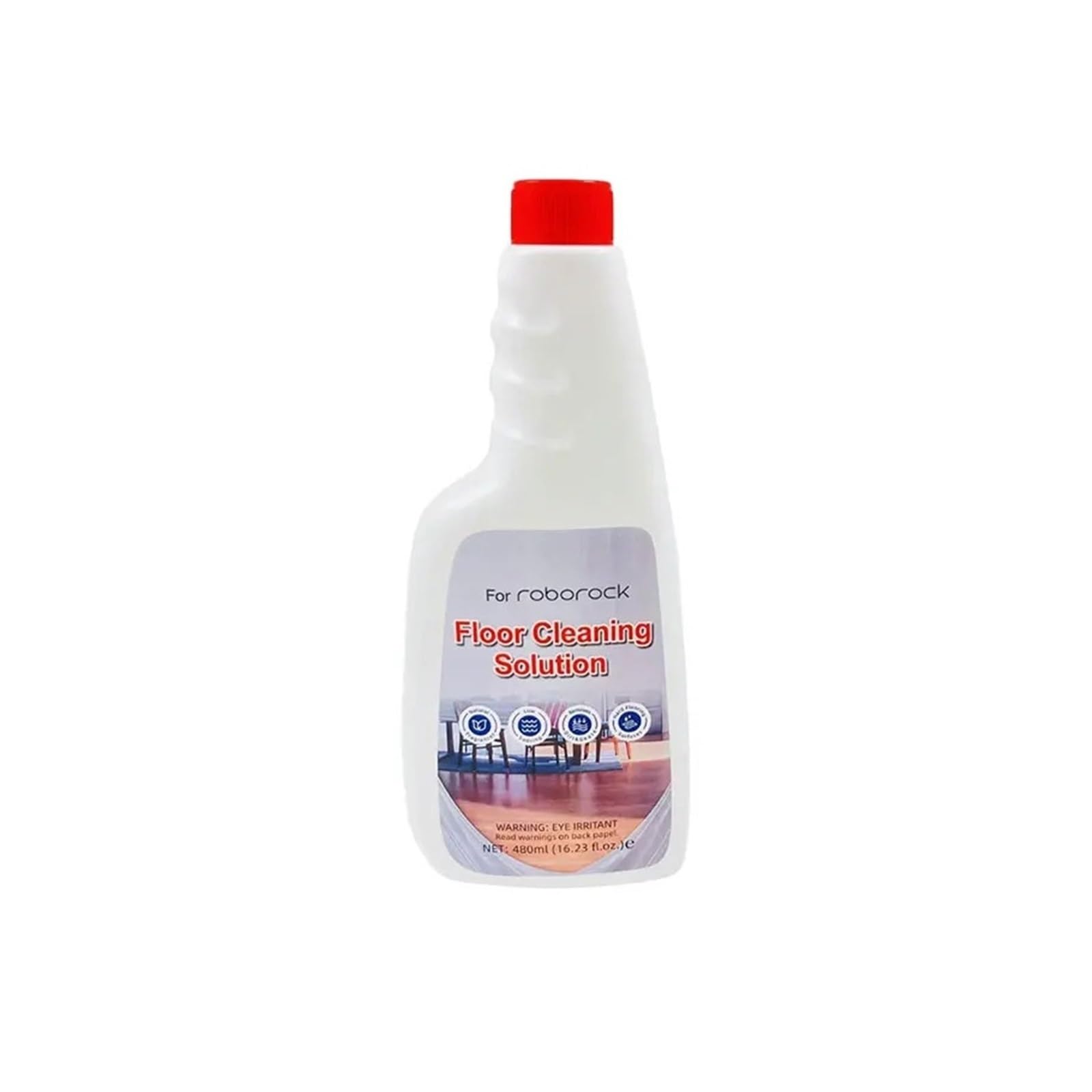 BVSWAKJ 480ML Robot Mop Cleaning Fluid - Compatible With Roborock S8 Pro Ultra/S7 MaxV Ultra/Dyad/S7/Q5 | Low-Foam & Stain-Resistant Formula(480ml)