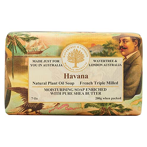 Wavertree & London Havana Scented Natural Soap 8 Bars 7oz Moisturizing French Triple Milled Soap Bars enriched with shea butter - Pure Plant Oil Bath & Body Bars for All Skin Types product thumbnail 11