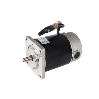 RATTMMOTOR ZYT83-10S Brushed Lathe Motor 120W 110V 2500RPM | M10 Shaft Brushed DC Spindle Motor for Metal Lathe Machine Replacement Part Accessories CJ0618