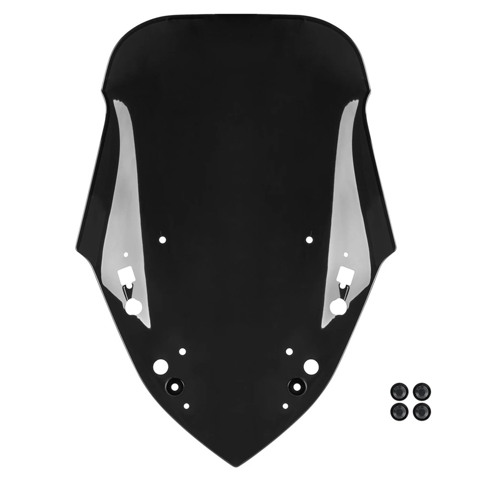 Przednia szyba motocyklowa X-MAX300 XMAX250 X MAX150 Szyba przednia do Yamaha 2017-2022 Motocykl Deflektor wiatru(Black)