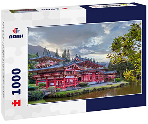 Noah Jigsaw Puzzle Byodo-in Temple at The Valley of The Temples (Oahu, Hawaii) 1000 Pieces - Used condition - US$34.16