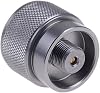 Lixada Camping Stove Adapter 1LB Propane Small Tank Input EN417 Lindal Valve OutputPropane Gas Tank Conversion Head Backpacking Stove Convert Connector, Silver