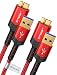 Produktbild JSAUX USB 3.0 Micro B Kabel [0.3M+1M], USB 3.0 Stecker auf Micro B Stecker Datenkabel Externes Festplattenkabel für Seagate, Toshiba, Western Digital (WD), My Passport, Galaxy S5, Note 3/ Pro 12.2