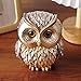 Artpaul Owl Decorations for Home Small Owl Decor Figurines Shelf Decor Home Office Living Room Decorations Birthday Gifts (Gold)