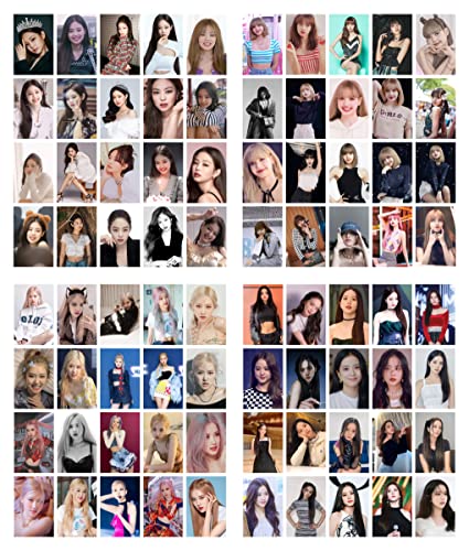 Pack Of 80 Blackpink All Member K-Pop Girls Lomo Photocard Set For All Occasion (4.4 X 3 Inch) (Size - A7+) Multicolour (All Member)