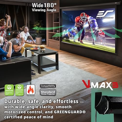 Image of Elite Screens VMAX 3 125 inch 16:9 Motorized Projector Screen VMAX125UWH3
