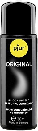 pjur ORIGINAL - Lubricante de silicona Premium - lubricación duradera sin pegarse - cunde mucho y es adecuado para preservativos (30ml)