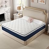 Kesyup Queen Size Mattress 12 Inch Gel Memory Foam Hybrid 60'x80' Fiberglass-Free CertiPUR-US Pressure Relief Motion Isolation Soft Plush Feel