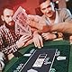 Relaxdays Pokermatte 120 x 60 cm, Texas Holdem, Pokertischauflage groß, rutschhemmend, Polyester, Pokerzubehör, schwarz