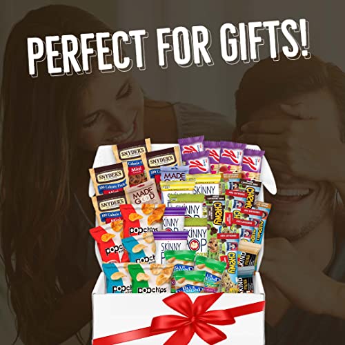 Ultimate 100 Calorie Snacks Bundle With Low Calorie Snacks For Kids, College, & Adults - Healthy Snacks Variety Package With Cookies, Fruit Snacks, Chips, Nuts & More (135 Count) By Bussin Boxes #TOP7