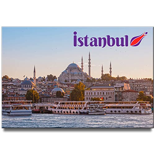 Imán para refrigerador Estambul viaje souvenir miniatura 1