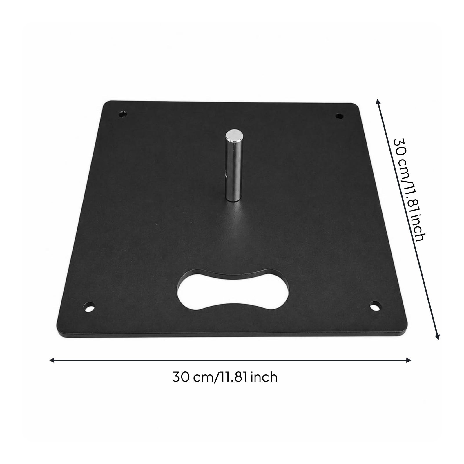 Support Drapeau en Métal Renforcé, 30cmx30cm 4kg