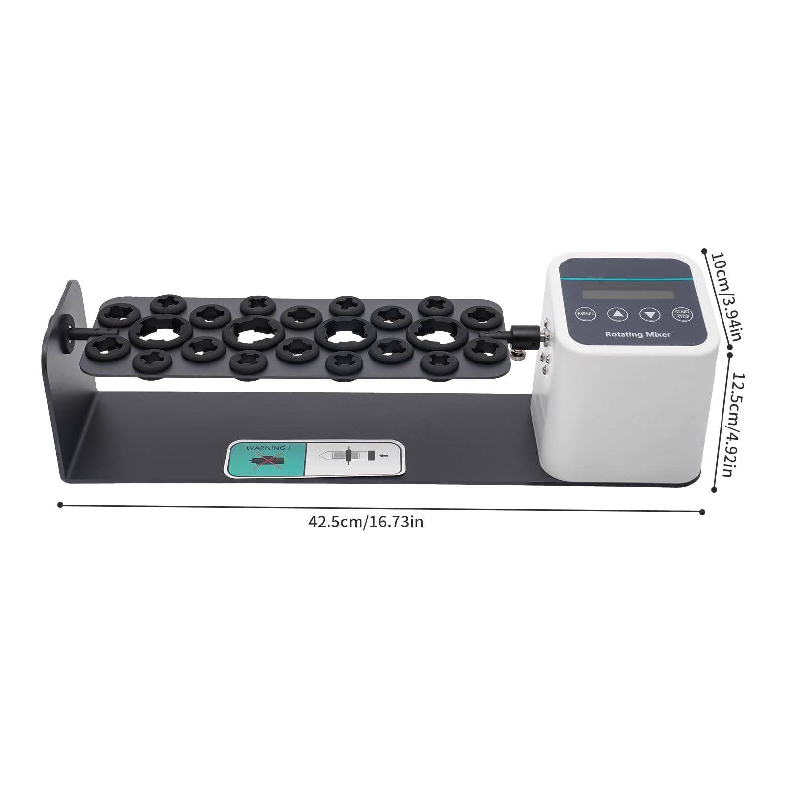 COYEUX Cyfrowy oscylator obrotowy Hybrydowy o długiej osi, obrotowy oscylator hybrydowy, regulowana prędkość od 20 do 80 obr./min, inteligentny panel operacyjny i konstrukcja stopera do laboratorium