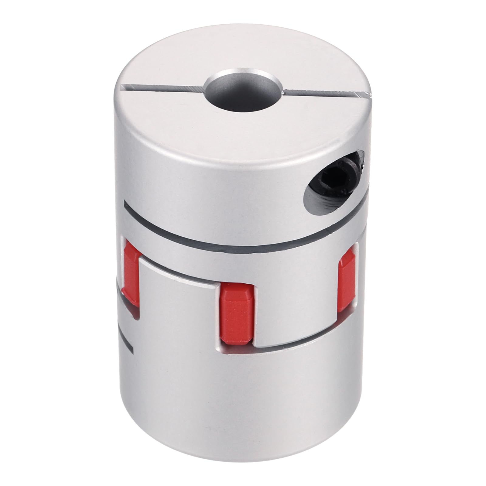 sourcing map Aluminiumwellenkupplung, 10 mm auf 12,7 mm, flexible Spinnenkupplung, L50 mm x D35 mm, Kupplungsbacke, Spinnen-Wellen-Gelenkverbinder für 3D-Drucker, DIY-Encoder CNC-Fräsmaschine