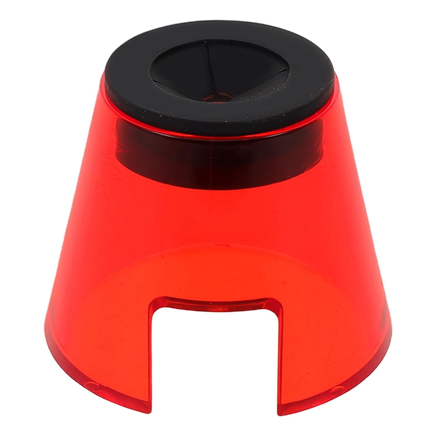 Red Rubber Nail Curing Lamp Cover for Manicure Salon Use | Anti-glare Shield, Enhanced Light Focus, Portable Baffle Design, Universal Fit for Gel Polish Curing