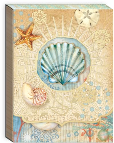 Punch Studio Tiny Seashells Pocket Notepad (59667), Multicolor