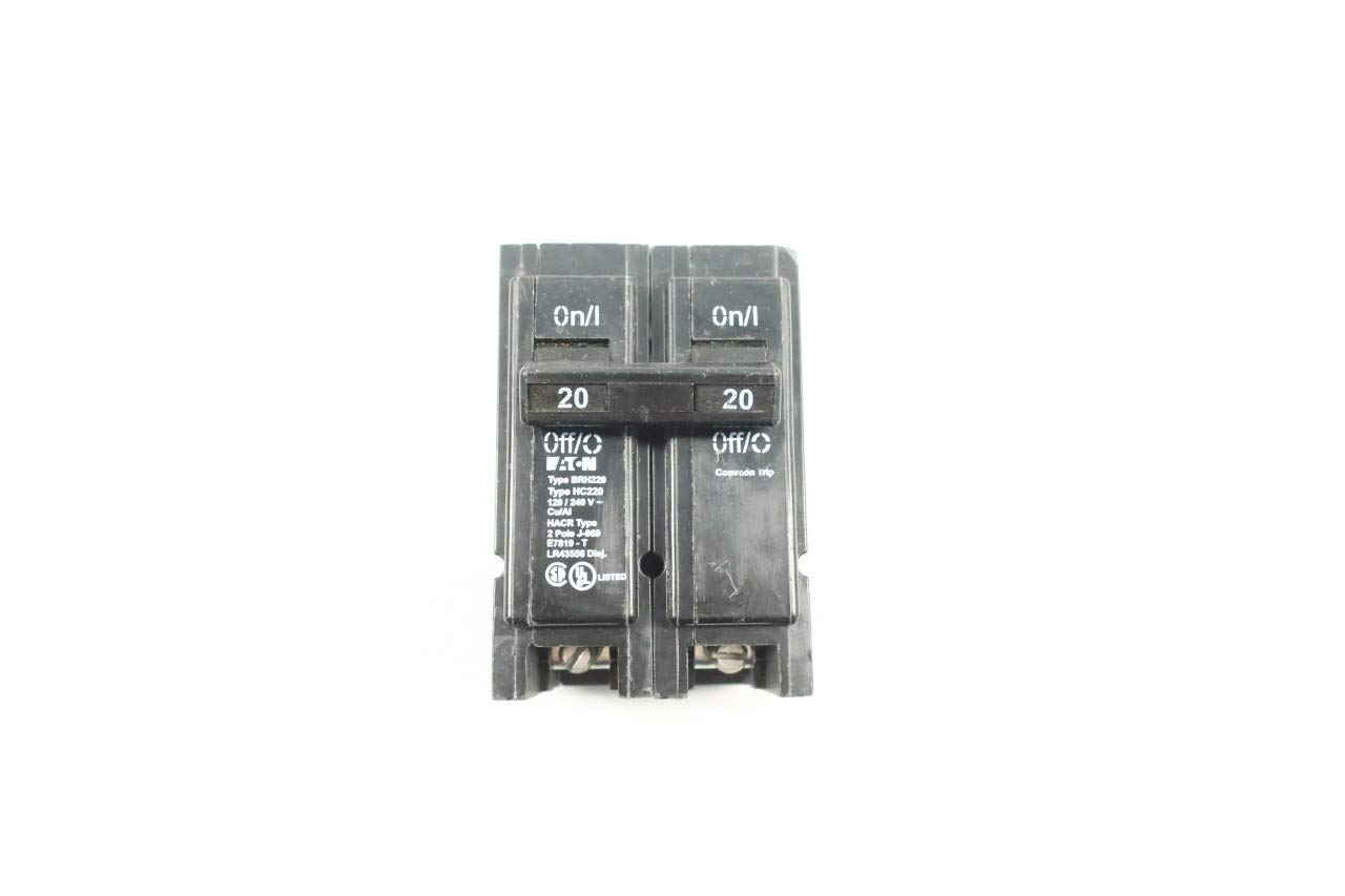 EATON BRH220 Circuit Breaker 2P 20A 120/240V-AC
