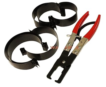 6 Cylinder Piston Pliers Ring Compressor Kit 2-7/8