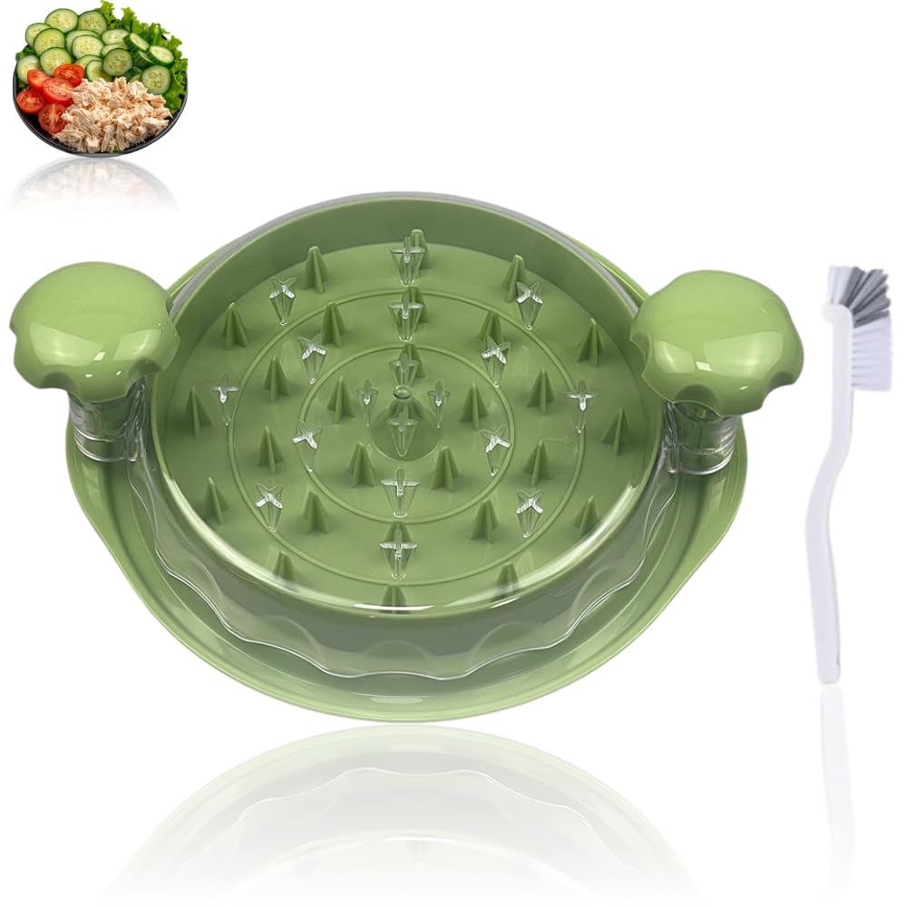 Easy Chicken Shredder Tool Twist Large, Ergonomic Handle Chicken Breast Shredder, BPA Free Meat Shredder & Tenderizer, Meat Tenderizer Tool, Anti-Slip Chicken Grinder With Brush - BBQ Accessories.