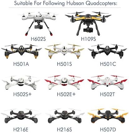 Image showing various compatible Hubsan drone models