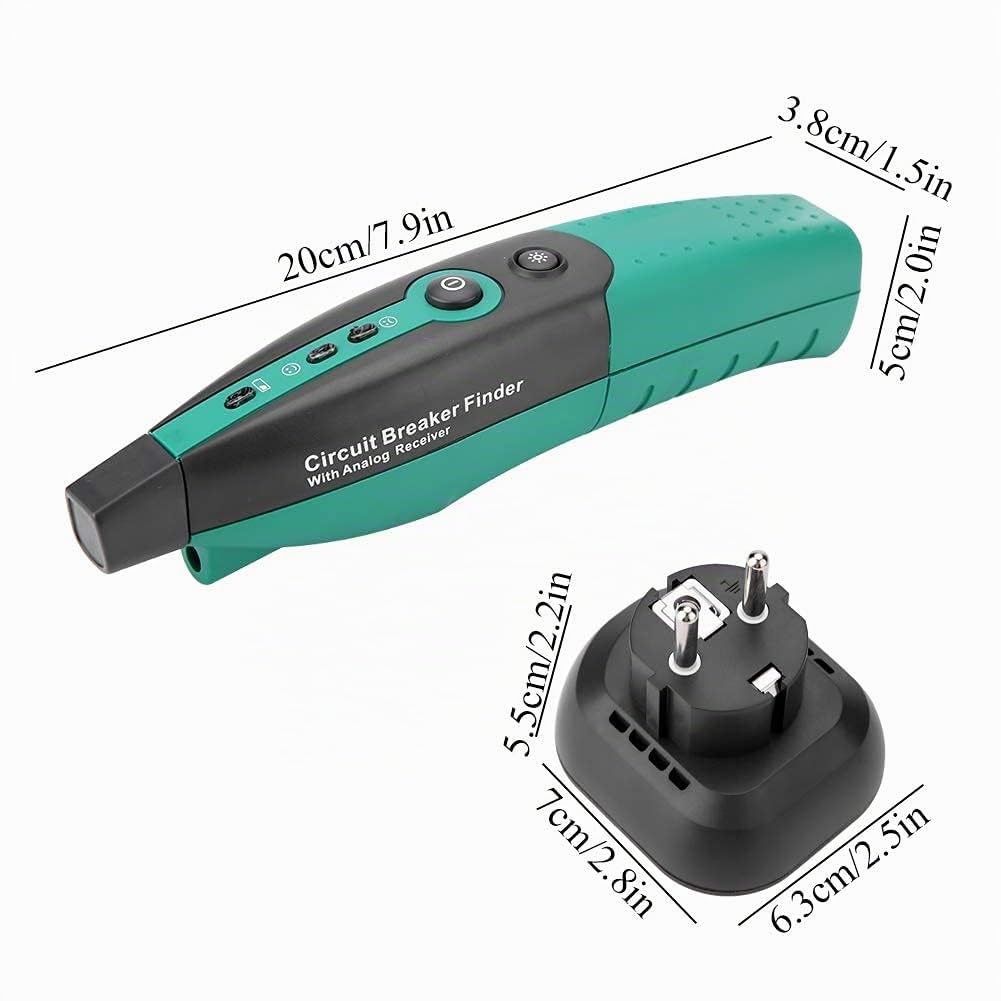 Probador de enchufes - MASTECH MS5902 Buscador de fusibles de disyuntor automático Probador de enchufes de EE. UU./UE(EU plug)