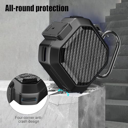 Image of Armor Secuer Lock Case Cover Compatible for Samsung Galaxy Buds Core (2025) -Black