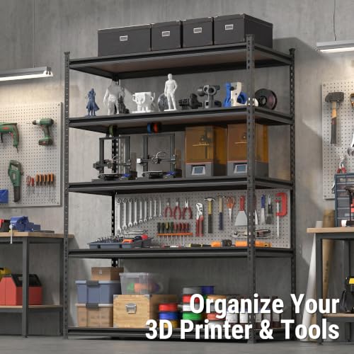 Image of WORKPRO 5-Tier Shelving with Particle Board, 72 inch Hx36 Wx18 D, 4000LBS Load