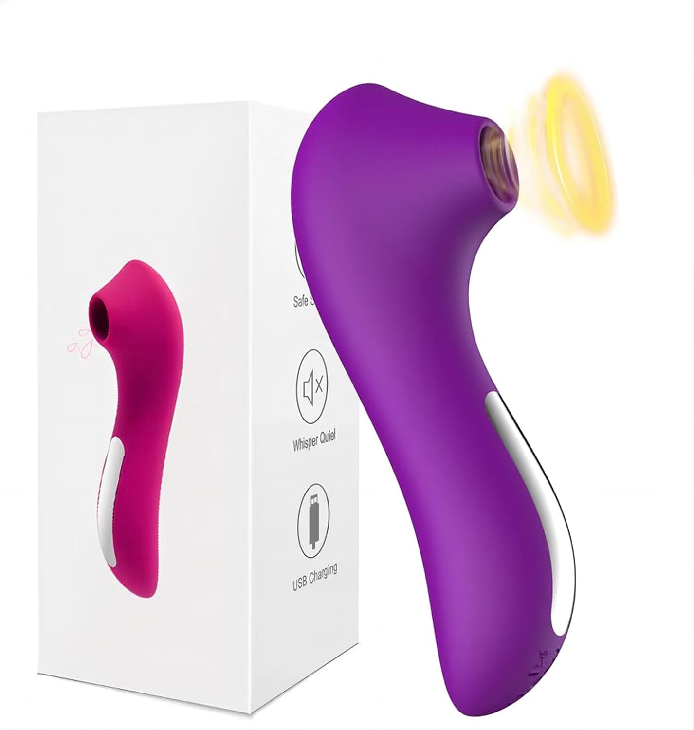 Vibrat.o.r Vibrantoror for Women Men Rab.b.i.t S.ex S.t.imulator Adults USB Toys Machine Vibrabra.t.e.r Vibratorter Vibrates Dido Male Toys4Women Couples Mini Quiet Gift 10 Mode Massage (Purple)