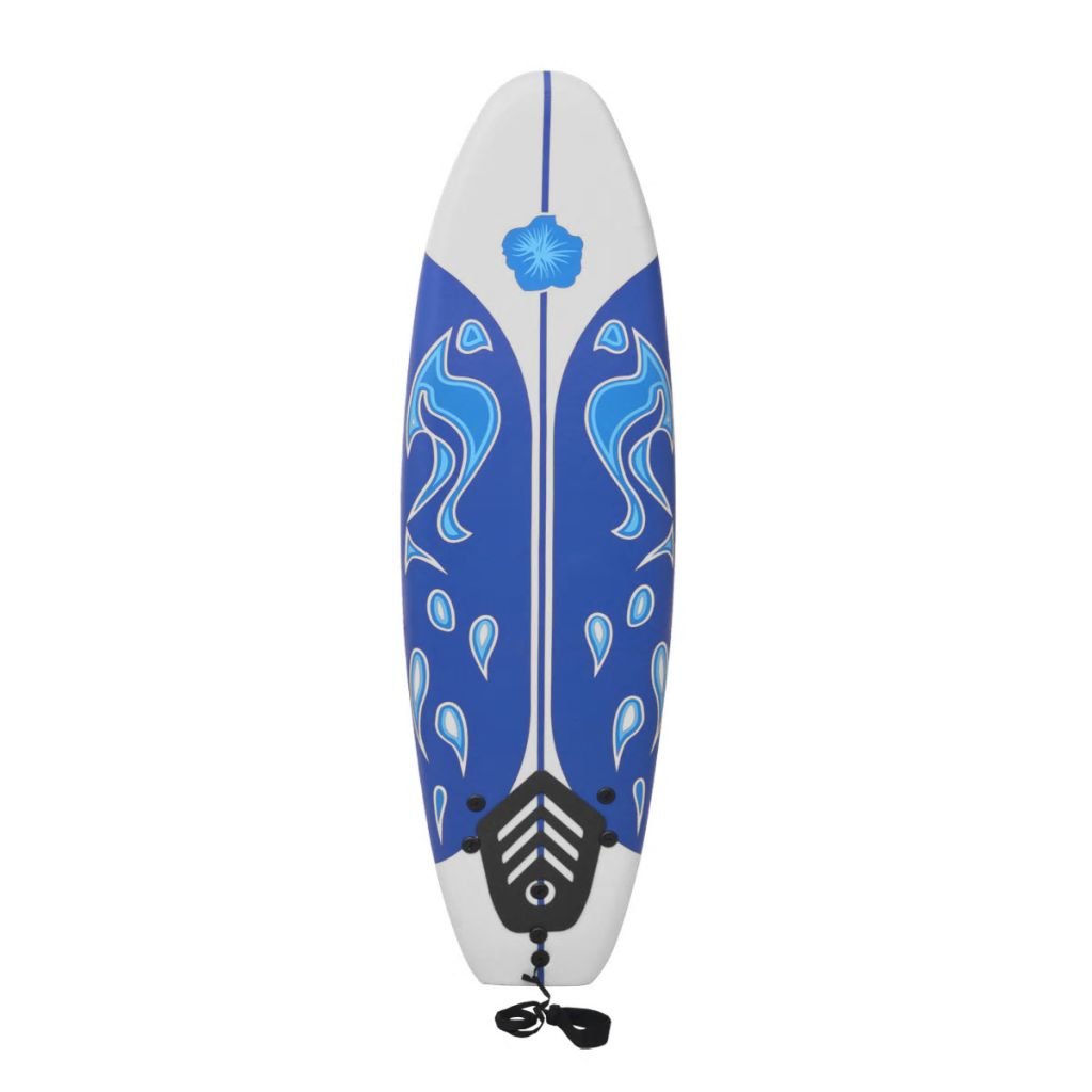 Surfboard Surfbretts 170 x 46,8 x 8 cm aus weichem XPE Mit Traktionspad,Maximale Belastbarkeit:90 kg,Blatt Surfboard Board Shortboard Wellenreiter Anfängerbrett für Erwachsene Kinder