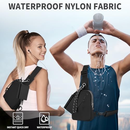 Waterproof Clear Bag for Stadium Events, Women's Crossbody Clear Sling Bag with Coin Wallet, Shoulder Bag for Daily Use3