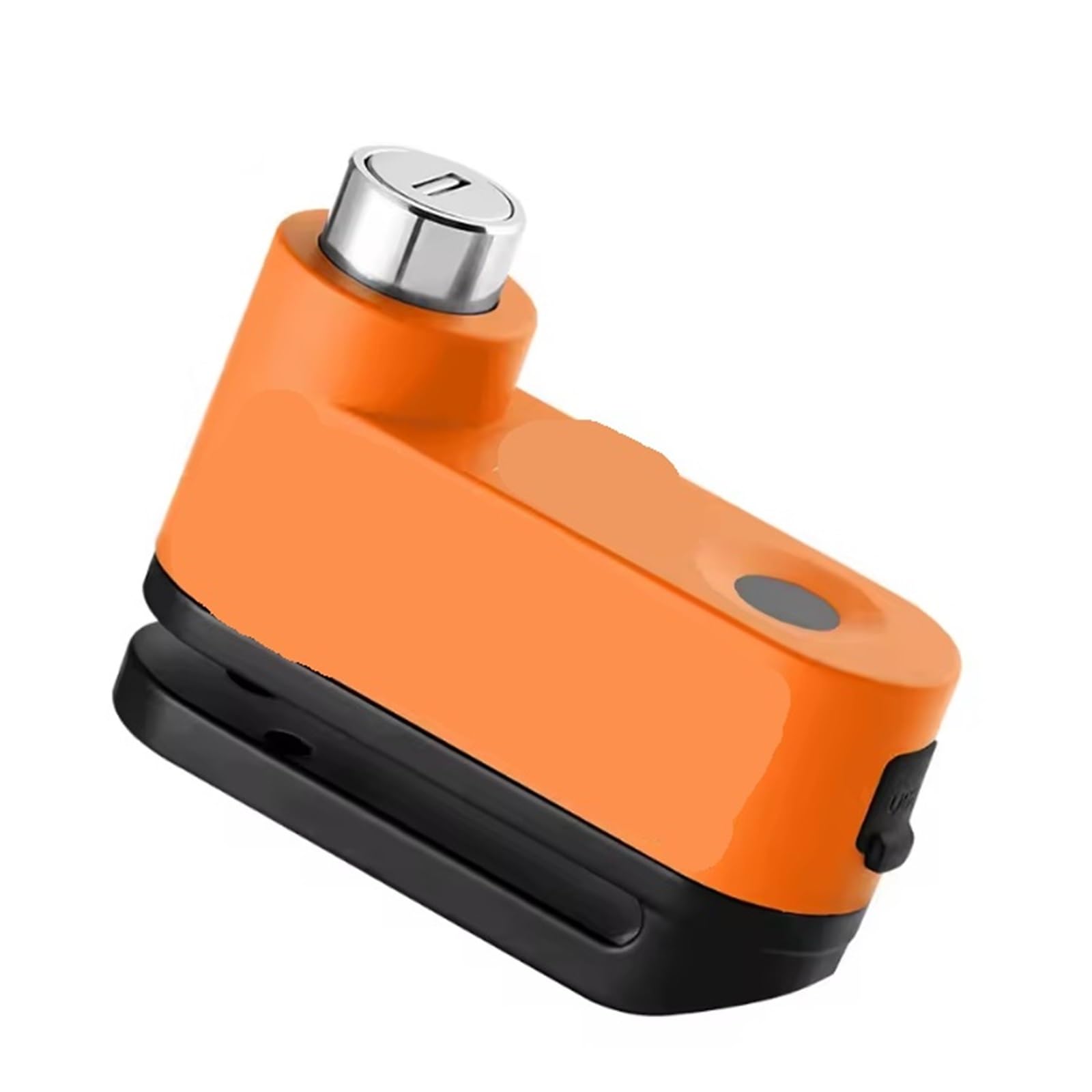 Hdrtcbu Orange Chain Lock Motorcycle Alarm Disc Brake Lock Anti Theft Security Moto Wheel Disk Padlock Motorbike Lock(Orange)