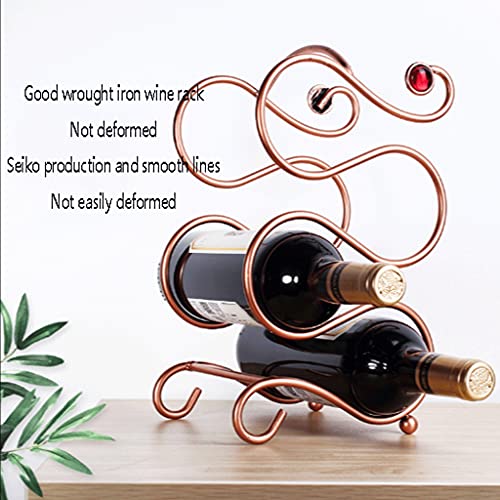 Soporte de vino de acero inoxidable estilo europeo miniatura 6