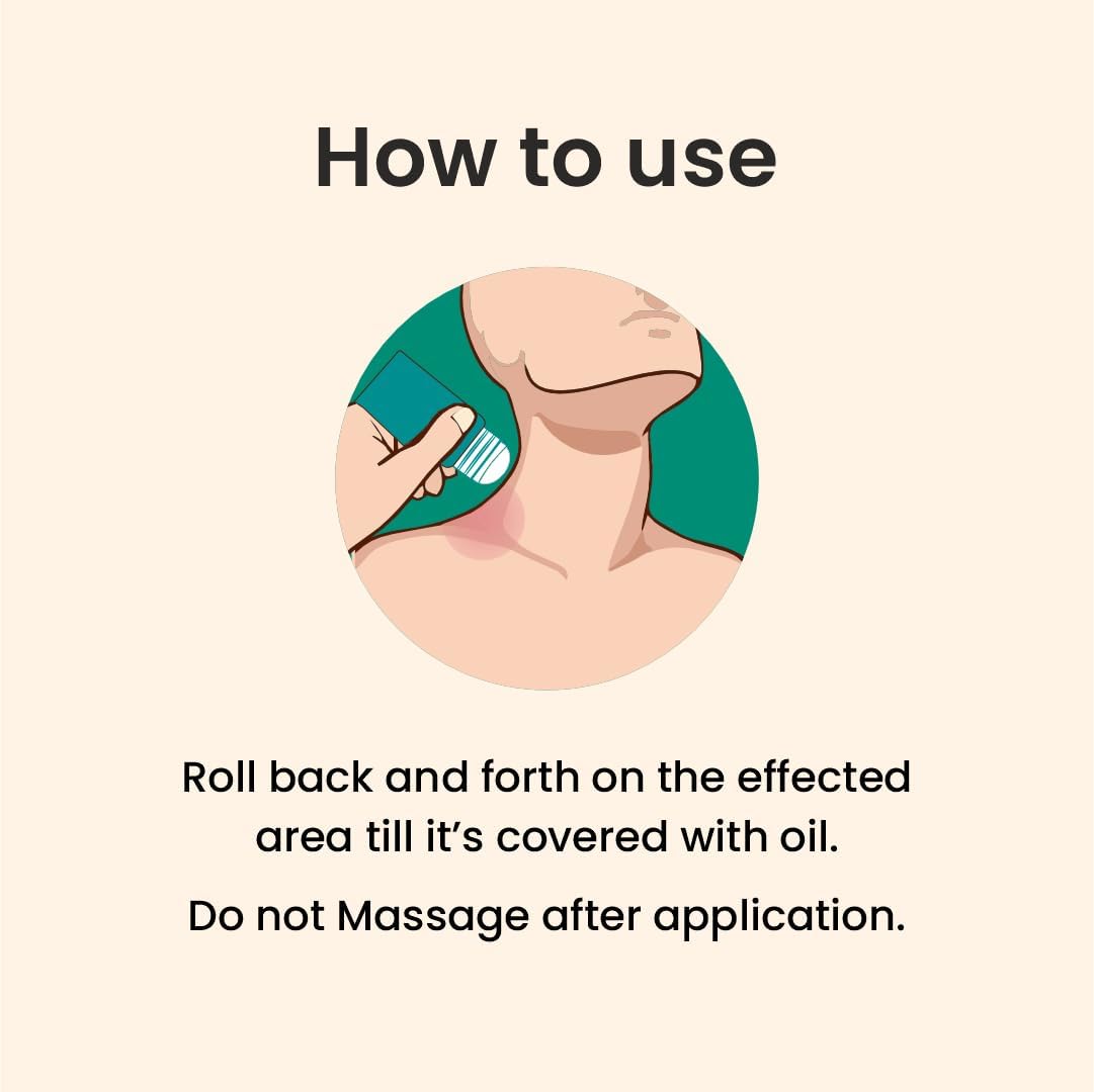 Herb Tantra Cervical Roll On For Muscle Pain & Recovery | For Tight, Overused Muscle from Gym, Sports| Very Easy To Use |100% Natural, Ayurvedic |Contains Nutmeg, Ginger Essential Oils 2