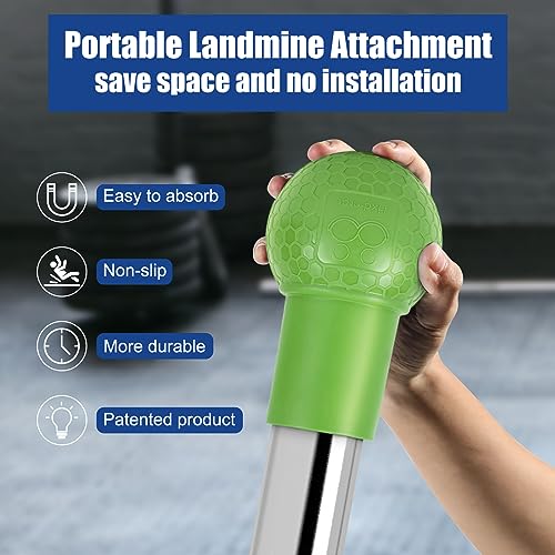 Image of HXD-ERGO Landmine Attachment for Barbell, T Bar Row Attachment Fits 2 Inch Olympic Bars,Barbell Landmine Attachment for Press, Row, Spin, Split Squats