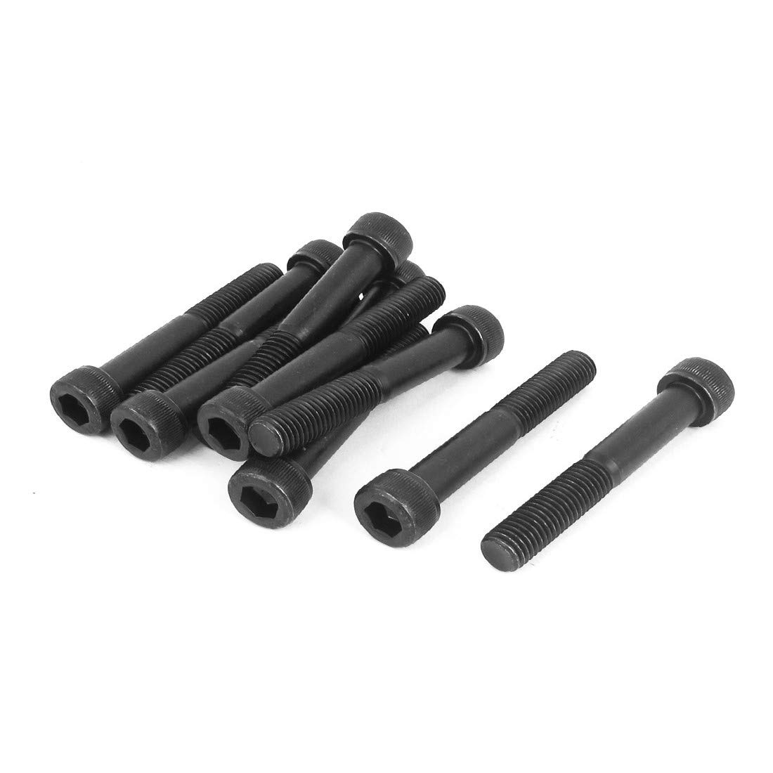 EISTEE Schrauben, Innensechskantschrauben, Bolzen Edelstahl, 10 Stück M10 x 70 mm, metrische 12,9 Legierung, zuverlässige Effizienz, Stahl, schwarze Innensechskantschrauben, Schrauben