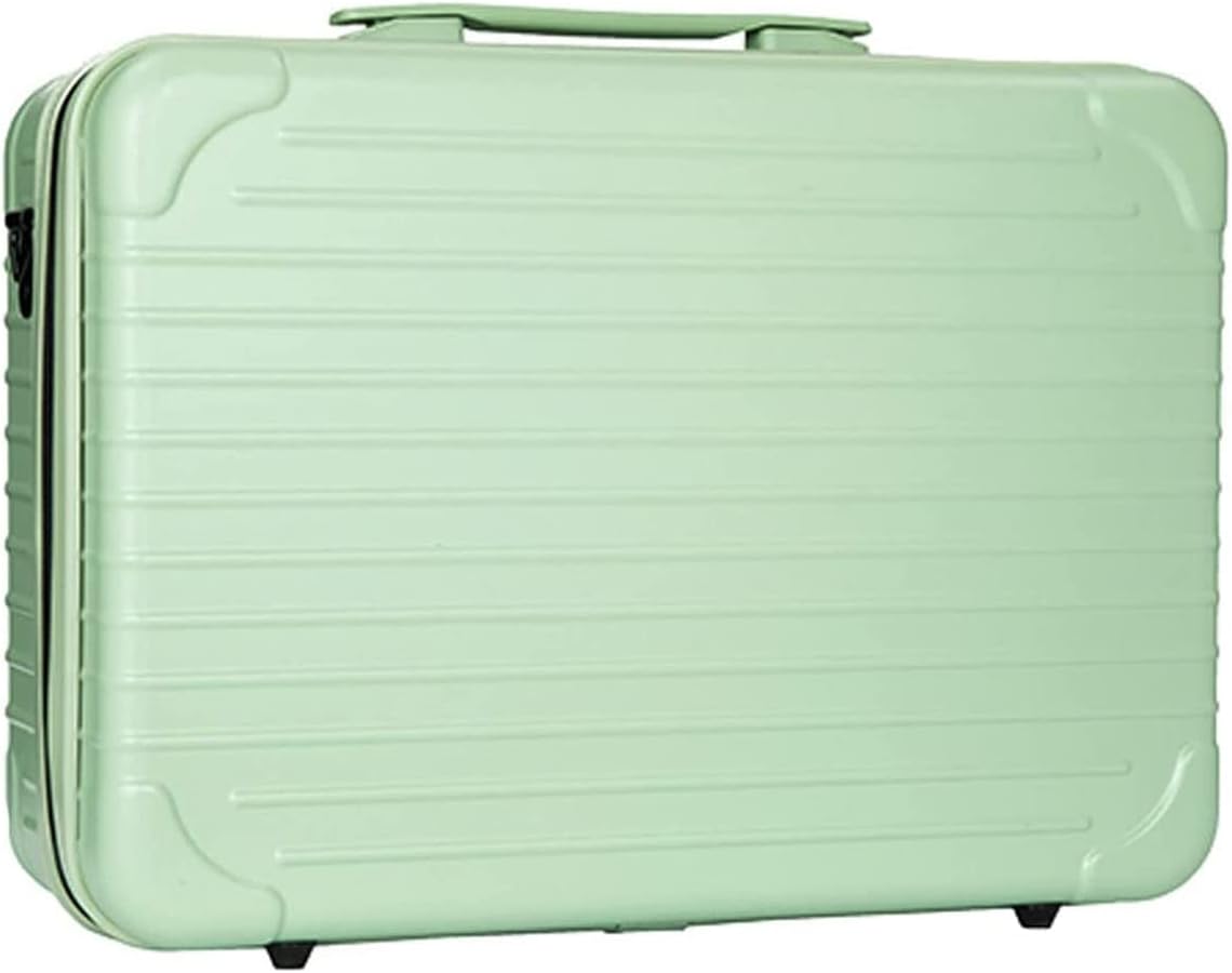 DKULMN Makeup Artist Bag Makeup Train Case,Travel Makeup Train Makeup Bag Organizer,Travel Organizer Portable, Portable Carrying Suitcase for Skin Care,Green