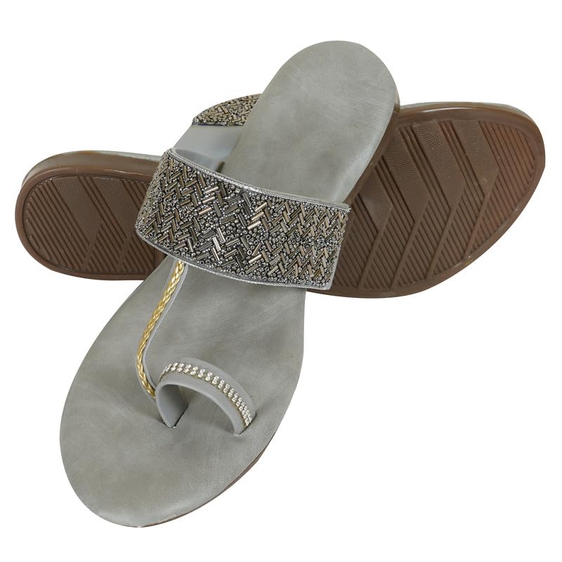 Flip Flops for Women Daily Use Comfortable Ethnic Girls Slipper flipflop chappals-image-30