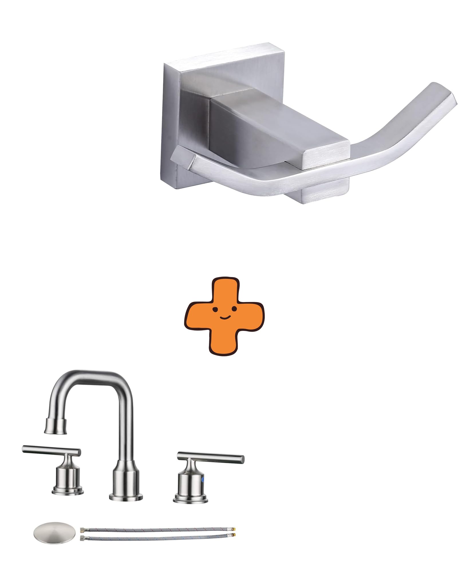 Jnfidosr Towel Hooks For Bathrooms Brushed Nickel And Bathroom Faucet