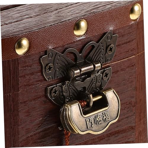 Coffre à trésor vintage en bois : l'écrin cadeau rétro idéal pour boîte à bijoux