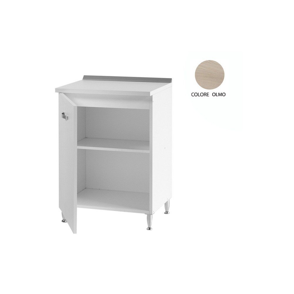 Base per Cucina Olmo mobili componibili 1 Anta Cm 60x50xH 85